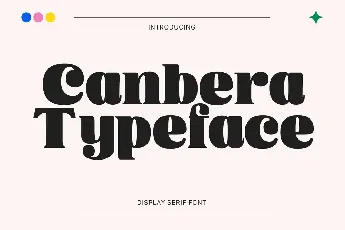 Canbera Serif font