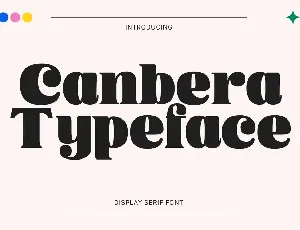 Canbera Serif font