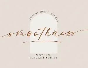 Smoothness Script font