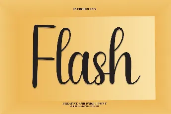 Flash font