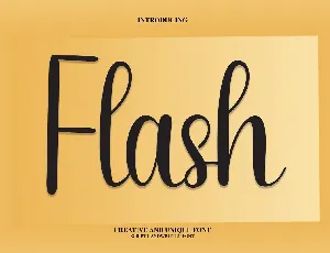 Flash font