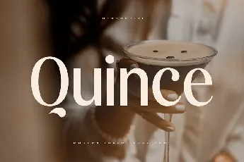 Quince font