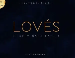 loves Sans font