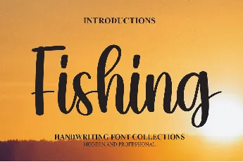 Fishing font