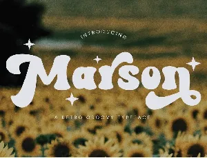 Marson font