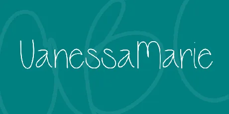 VanessaMarie font