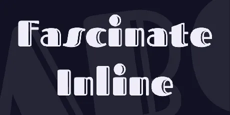 Fascinate Inline font