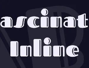 Fascinate Inline font