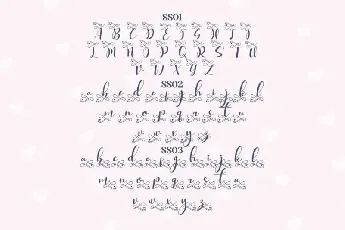 Kimberlly Lovely Calligraphy font