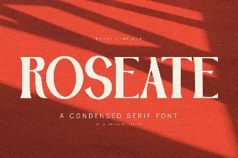 Roseate Free font