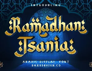 Ramadhan Tsania font