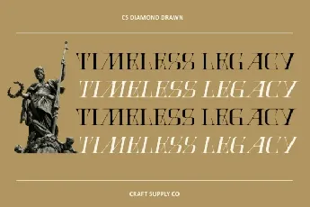 CS Diamond Drawn font