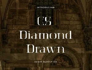 CS Diamond Drawn font