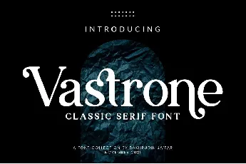 Vastrone font