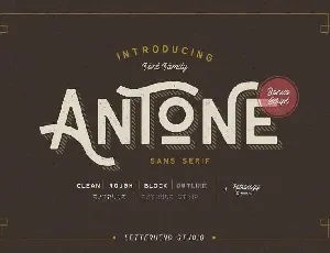 Antone font