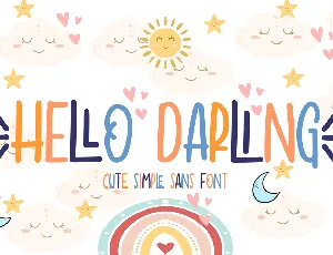 Hello Darling font