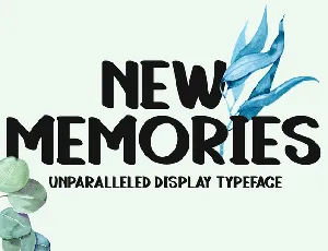 New Memories font