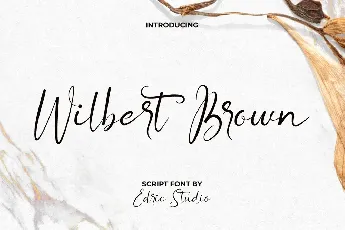 Wilbert Brown Demo font