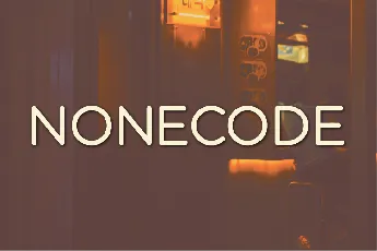 Nonecode font