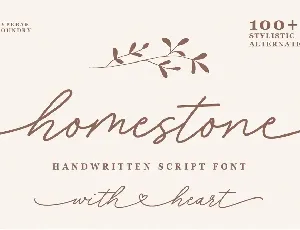 Homestone font