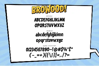 Browood font