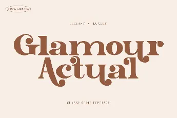 Glamour Actual font