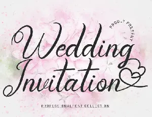 Wedding Invitation font