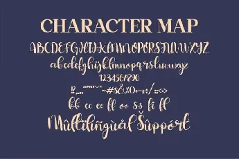 Belymole Calligraphy font