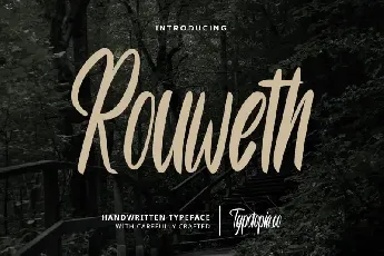 Rouweth Script Typeface font