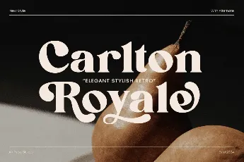 Carlton Royale font