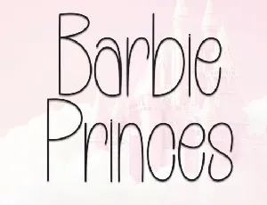 Barbie Princes Display font