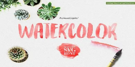 Watercolor font