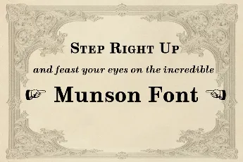 Munson font