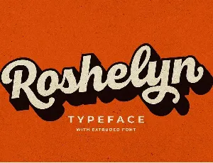 Roshelyn font