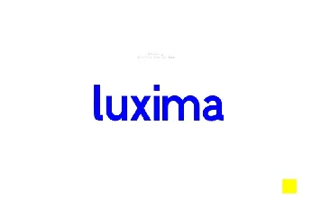 Luxima font