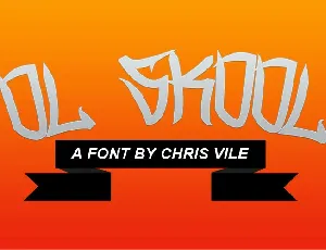 Ol Skool font