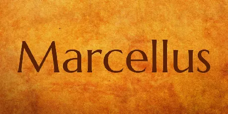 Marcellus font