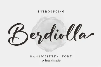 Berdiolla Handwritten font