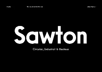 Sawton font