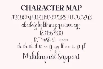 Lesley Lovely Calligraphy font