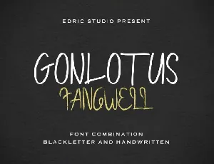 Gonlotus Fangwell Duo font