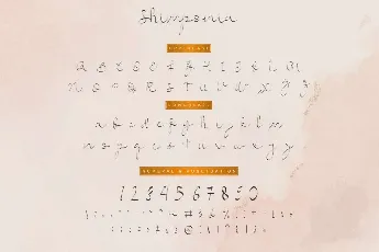 Shimponia Calligraphy font