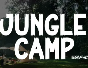 Jungle Camp Display font