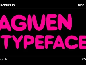 Agiven font