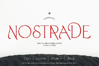 Nostrade font