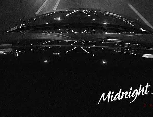 Midnight Drive font