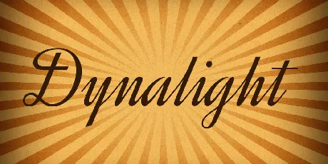 Dynalight font