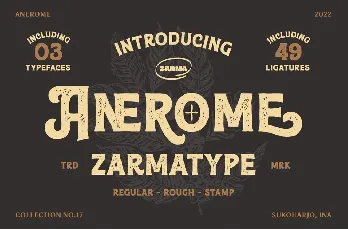 Anerome font