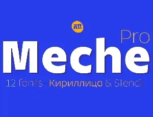 Meche Pro font