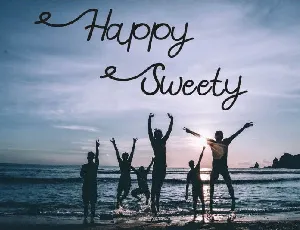 Happy Sweety Script font